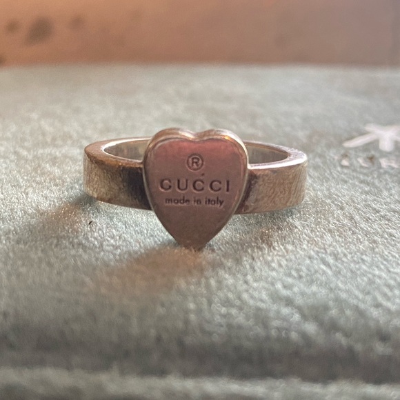 Gucci Heart Ring Size 6 - Picture 2 of 5